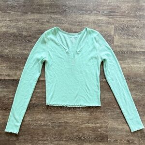 American Eagle Mint Long-Sleeve